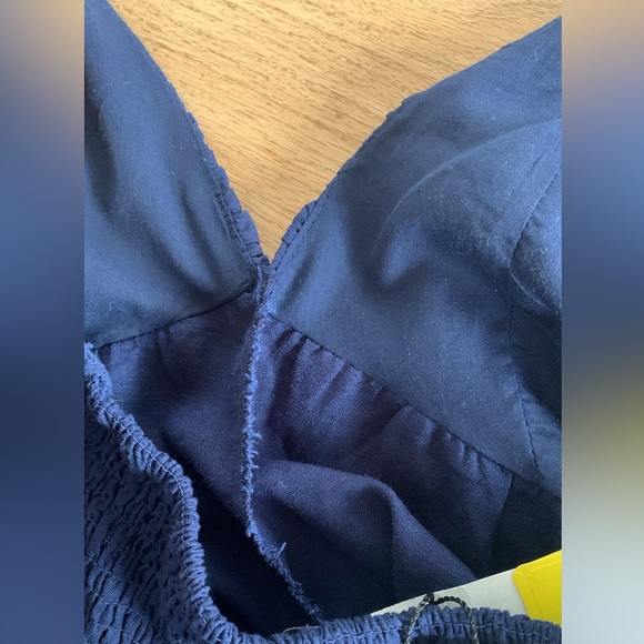 Jason Wu Blue Rouched Shirred Maxi Sleeveless Tiered Linen Dress NWT - Picture 17 of 17